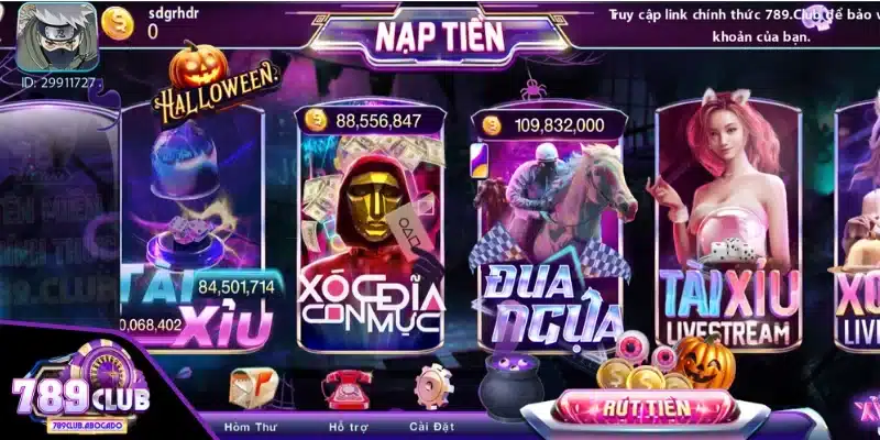 Giao diện trực quan của Sicbo 789CLUB xanh chín, an toàn